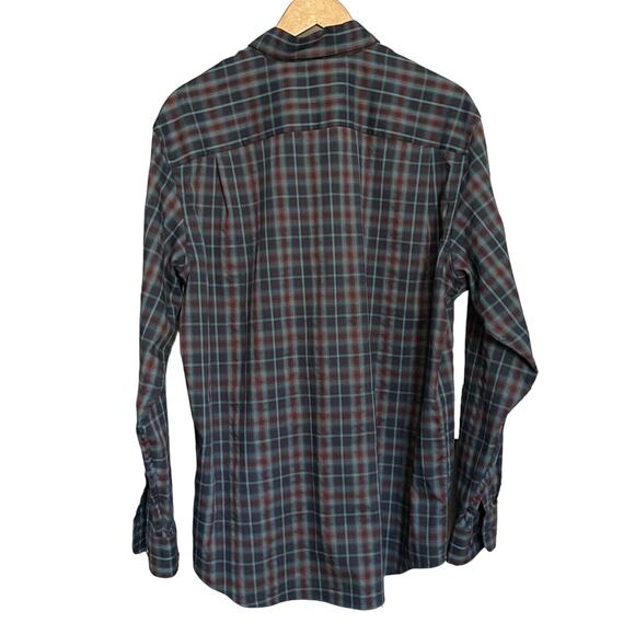 Orvis Shirt Plaid Button Up Soft Wool Blend Long‎ Sleeve Men’s Large EUC - Picture 3 of 9